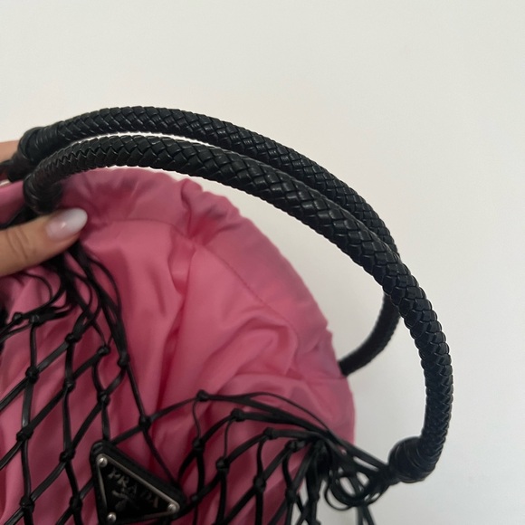 Prada Tessuto Nylon Net Tote. - Picture 7 of 7